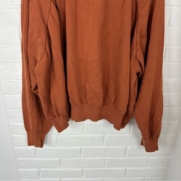 Christy Dawn Rust Burnt Orange Knit Sonny Sweater Size XL - Picture 5 of 11